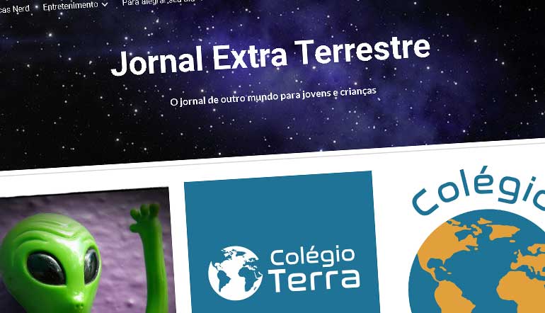 O Jornal Extra Terrestre do Colégio Terra Cirandinha